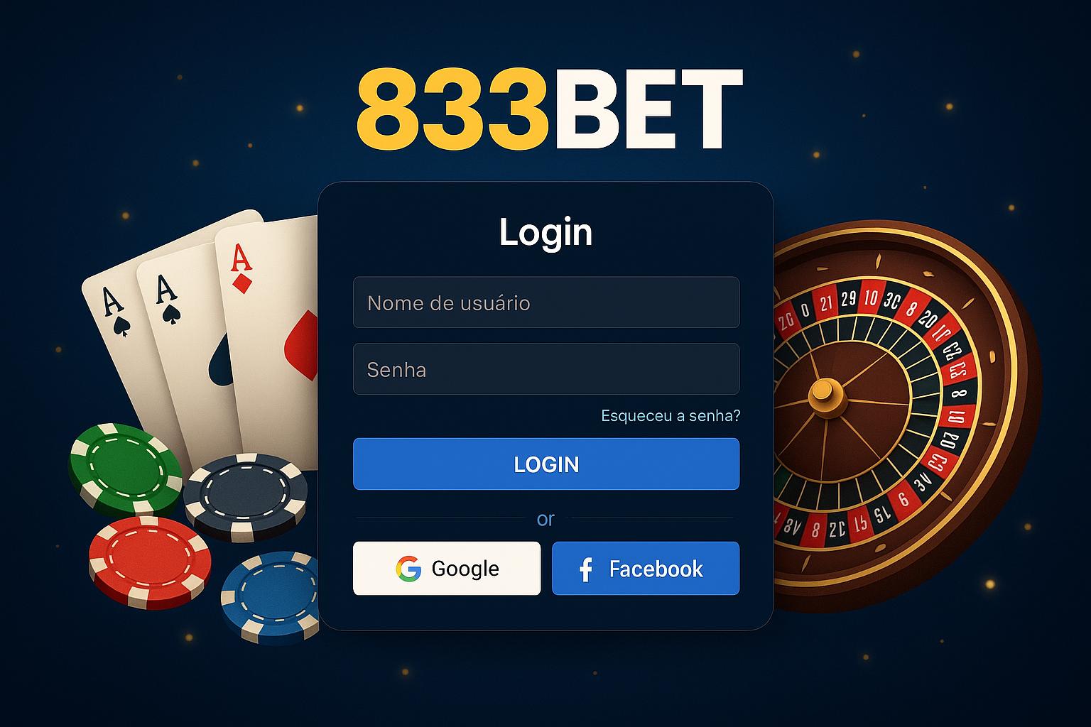 Registro na 833BET Garante Acesso a uma Vasta Seleção de jogo