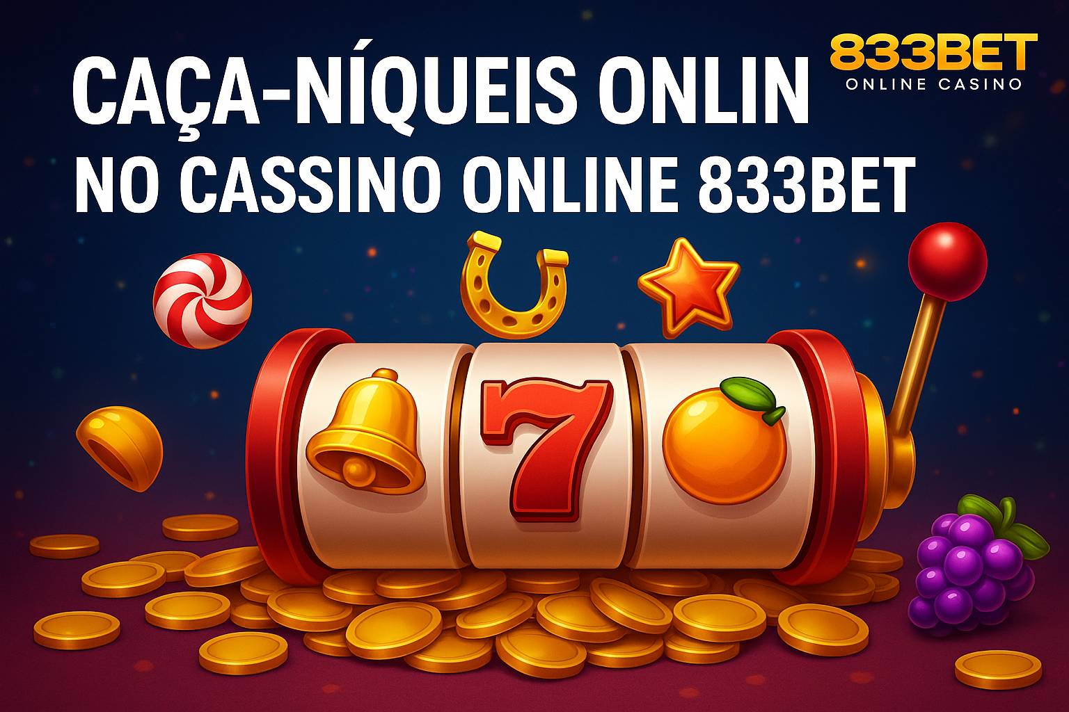 Explore o mundo das slot machines no 833BET Casino